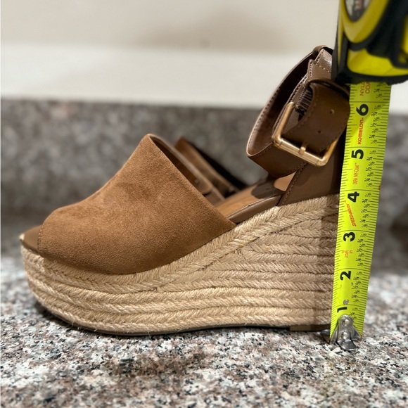 Brown Wedge Sandals - Picture 6 of 10